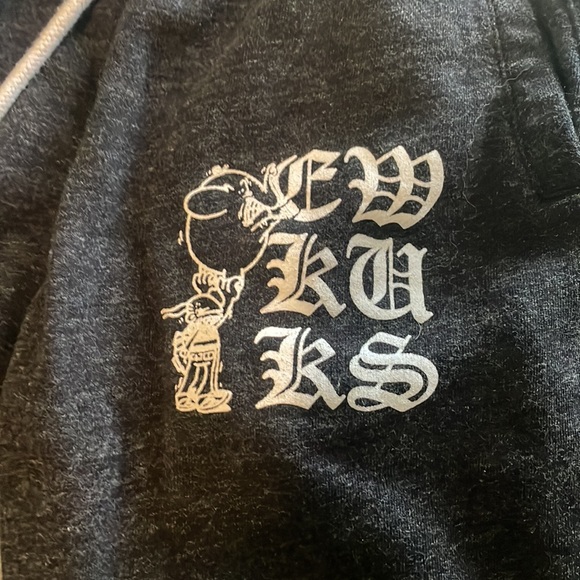 EWKUKS draw string dark gray sweat pants. - Picture 2 of 8